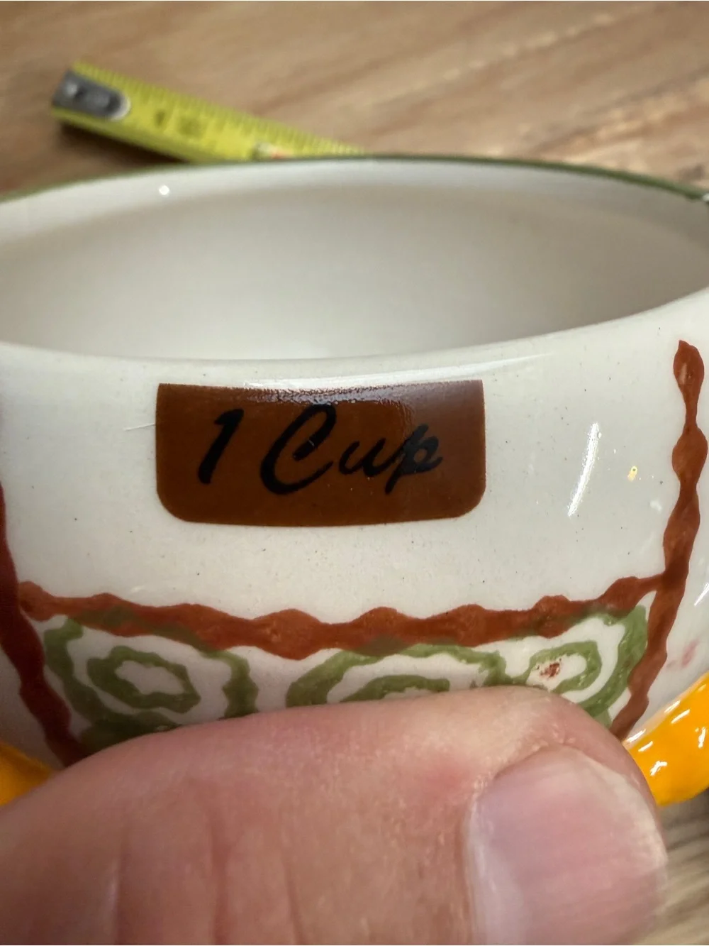 Temptations Green Owl Ceramic Kitchen Canister - 1 Cup